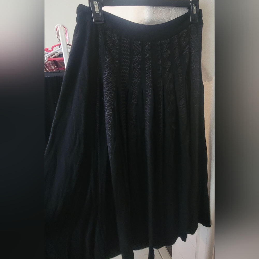 Calf Length Flowy Skirt